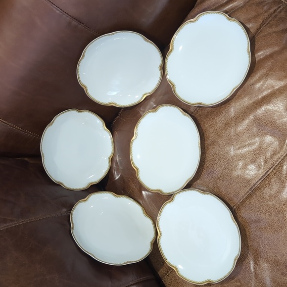 6 Haviland & Co Limoges France Anjou Collection China Salad Plates Dishes 7.5" - Picture 5 of 5